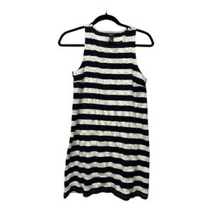 Forever 21 Navy and White Striped Tank Dress